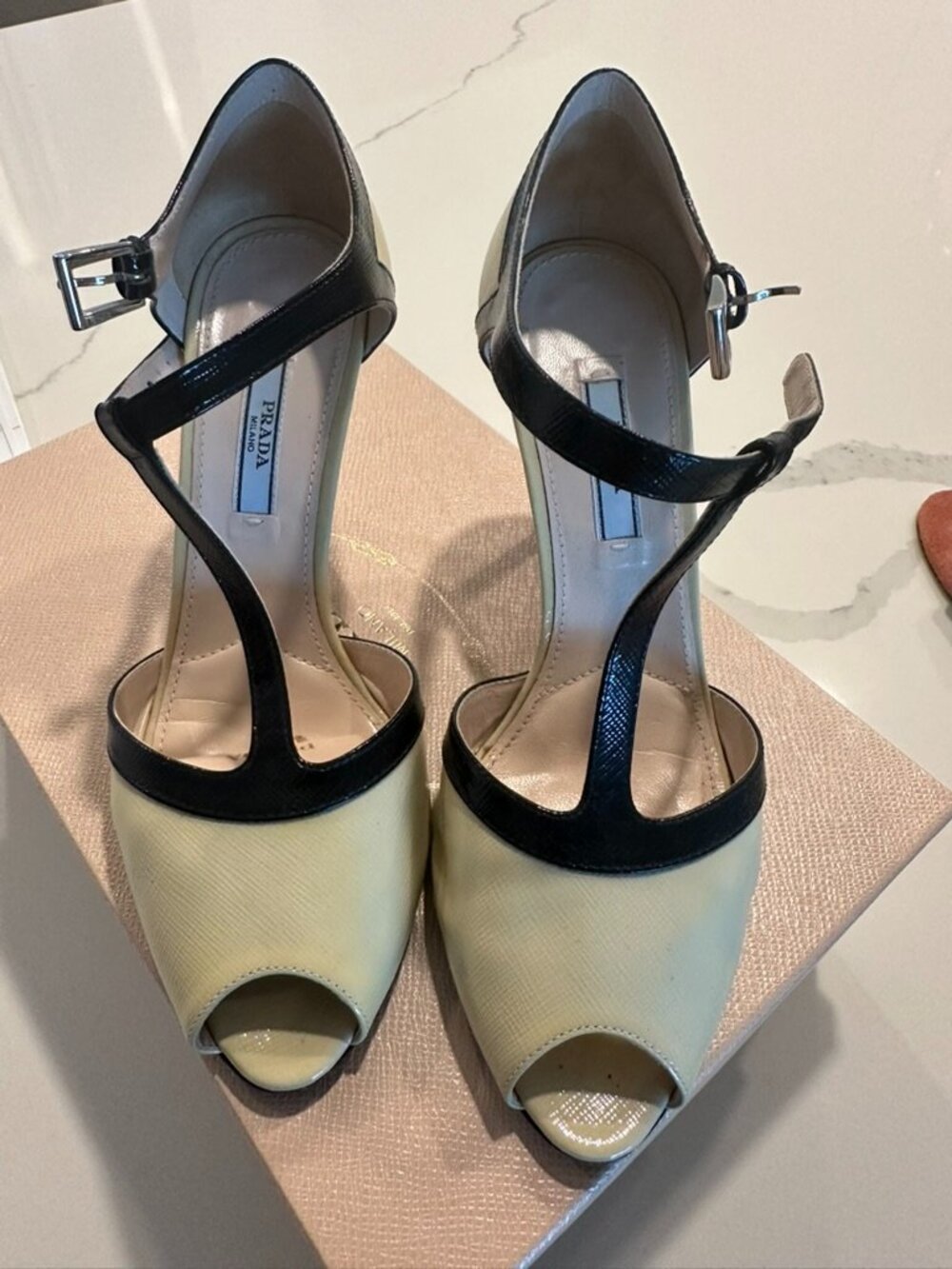 Prada Heels with Box